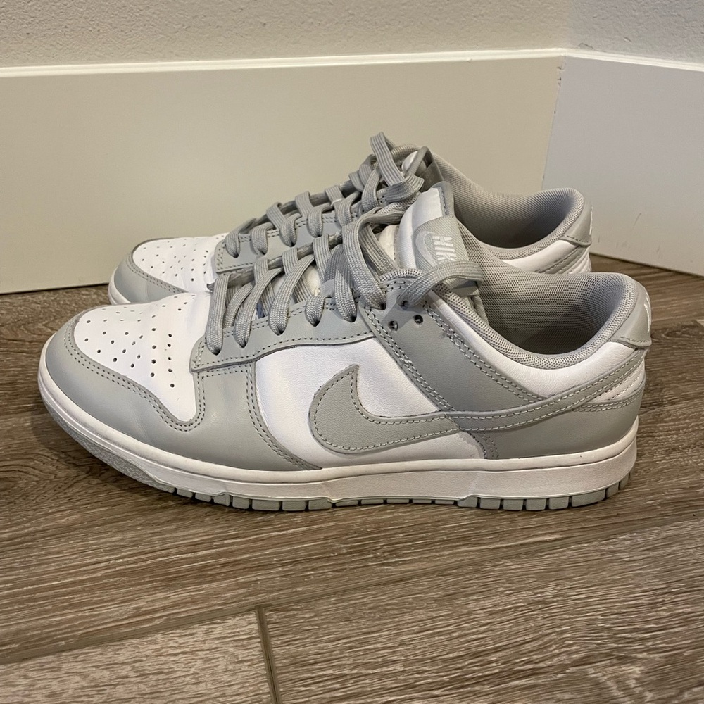 Nike Dunk Grey and White casual Sneakers